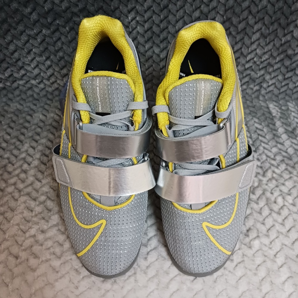 Nike Romaleos 4 Wolf Grey Lightening Men's Weightlifting Sneaker Shoes Size 6.5 - Picture 5 of 9